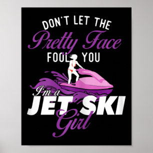 Affiche Je suis une fille de motomarine - Amateur de motom