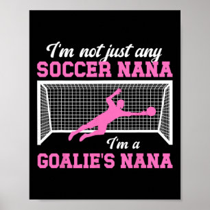 Affiche Je suis une grand-mère gardien de but de football