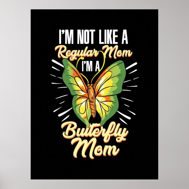 Affiche Je Suis Une Maman Papillon (Devant)