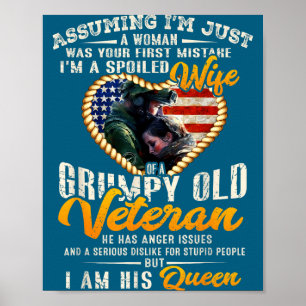 Affiche Je suis une vieille vétérane épouse gâtée grincheu