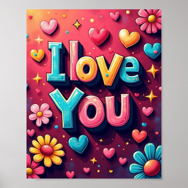Affiche Je t'aime (Devant)