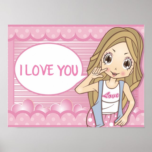 AFFICHE JE T'AIME (Devant)