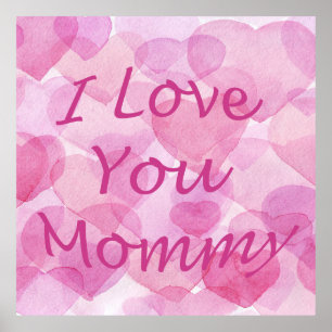 Affiche Je t'aime maman