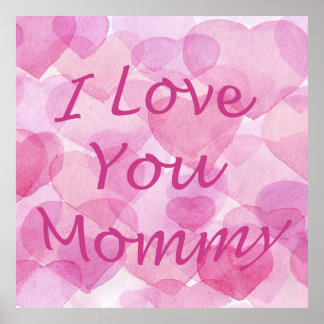 Affiche Je t'aime maman