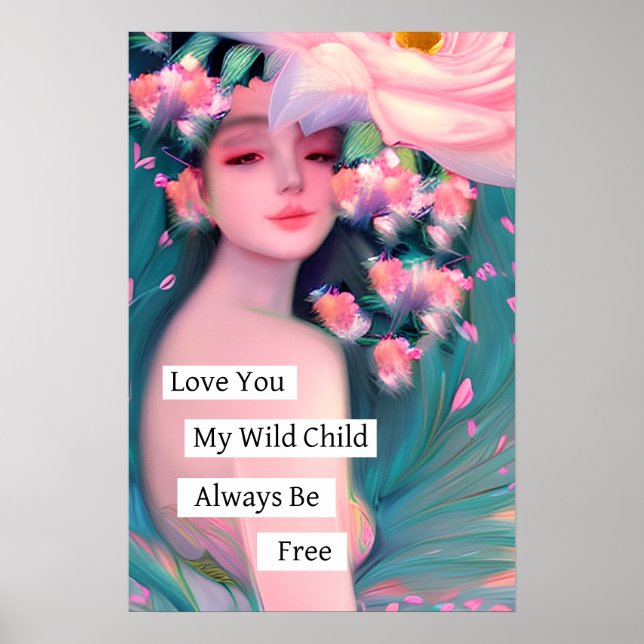 Affiche Je T'Aime Mon Enfant Sauvage (Devant)