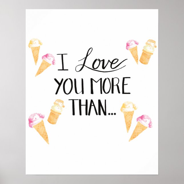 Affiche Je t'aime plus que... (Devant)