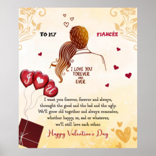 Affiche Je t'aime pour toujours et à jamais, Joyuse Saint-