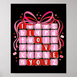 Affiche Je t'aime Saint-Valentin Enfants Prépa Saint-Valen