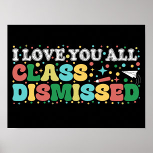 Affiche Je t'aime tous Classe Enseignant rejeté Dernier jo