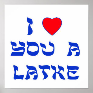Affiche Je t'aime un Latke