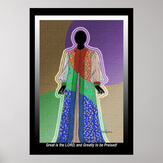 Affiche Je te rendrai grâce, ô Éternel, mon Dieu ! (Devant)