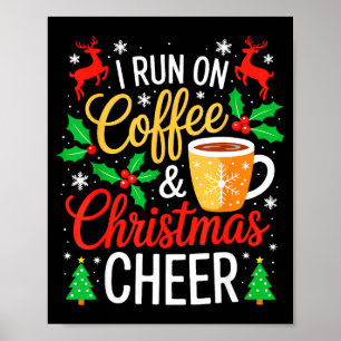 Affiche Je tourne avec du café et une chemise de bonne hum