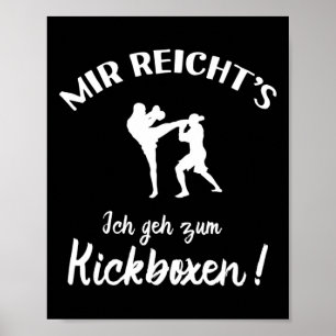 Affiche Je vais au kickboxing - Kick-boxer Kickboxing