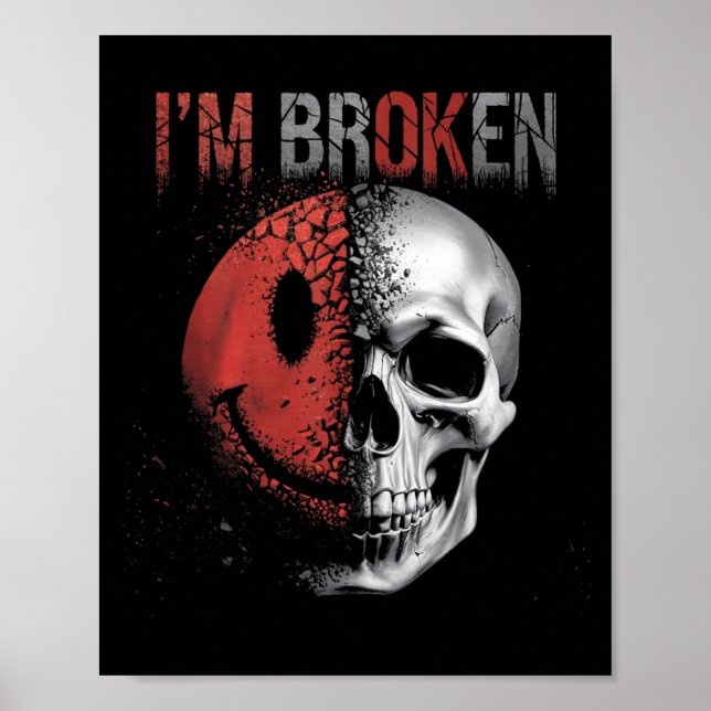 Affiche Je vais bien je suis cassé (Devant)
