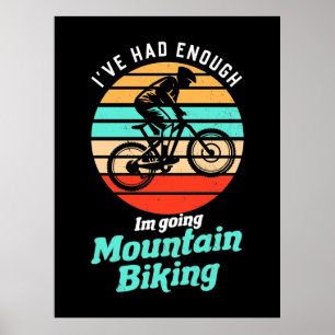 Affiche Je Vais En VTT