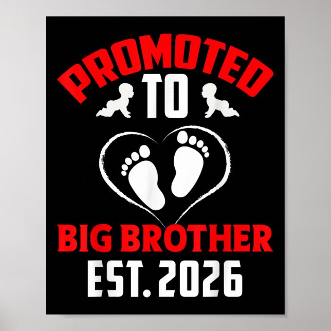 Affiche Je Vais Être Un Big Brother 2026 Promu À Big (Devant)