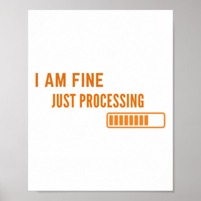Affiche Je Vais Juste Traiter Sticker (Devant)