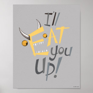 Affiche Je vais vous manger Graphique