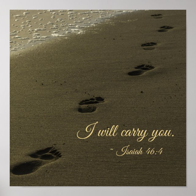 Affiche Je Vais Vous Transporter Des Empreintes De Sable (Devant)