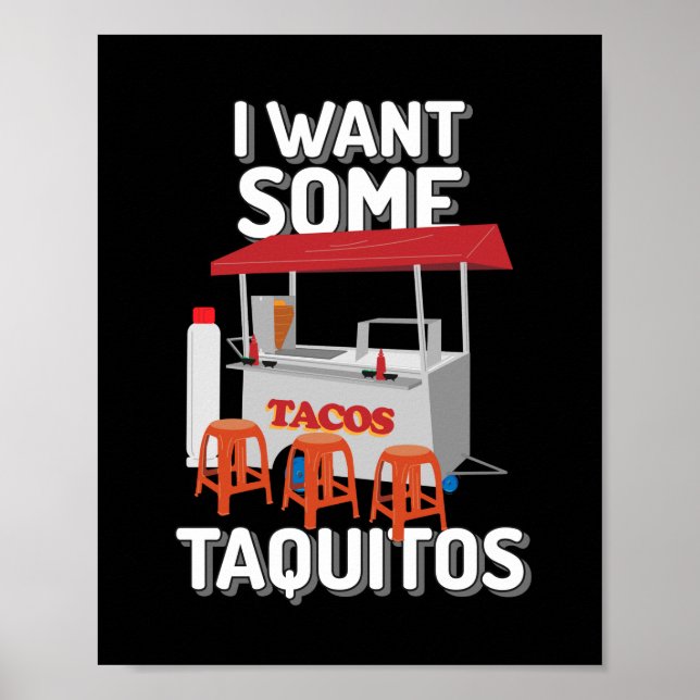 Affiche Je Veux Des Taquitos (Devant)