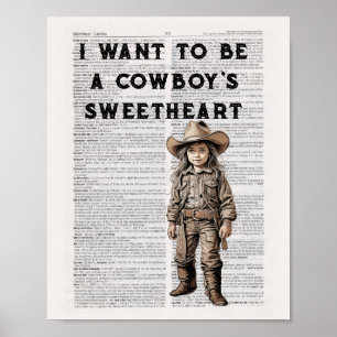Affiche Je veux être l'amour d'un cowboy