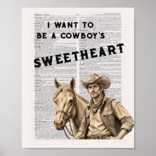 Affiche Je veux être l'amour d'un cowboy (2)