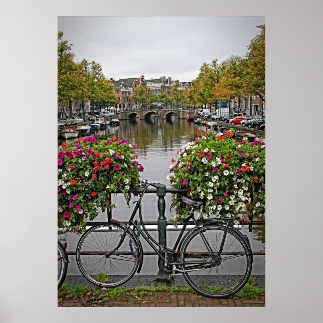Affiche Je veux faire le tour de mon vélo à Amsterdam - Ca (Devant)