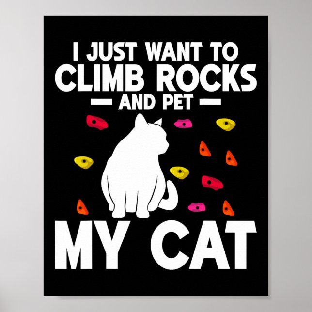 Affiche Je veux juste escalader des rochers et caresser mo (Devant)