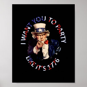 Affiche Je veux que tu fasses comme en 1776