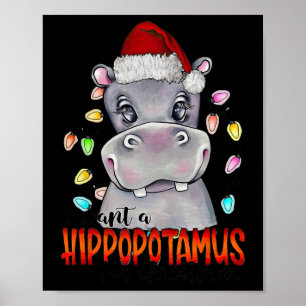 Affiche Je Veux Un Hippopotame Pour Les Lumières De Noël