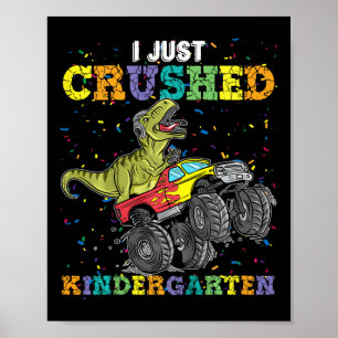 Affiche Je Viens De Cruser La Maternelle Dinosaur Trex Mon