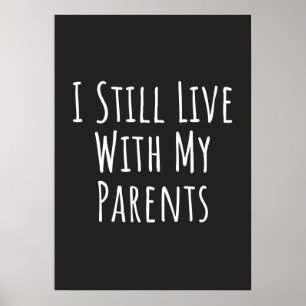 Affiche je vis encore avec mes parents