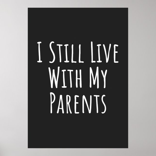 Affiche je vis encore avec mes parents (Devant)