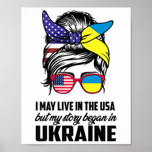 Affiche Je vis peut-être aux États-Unis, mais mon histoire