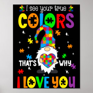 Affiche Je vois vos vraies couleurs Gnomes Sensibilisation