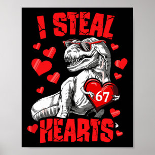 Affiche Je vole 67 cœurs Saint-Valentin 67 Meme 6 7 T Re