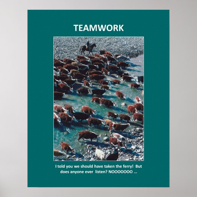 Affiche je vous ai dit que nous devrions avoir pris le fer (Devant)