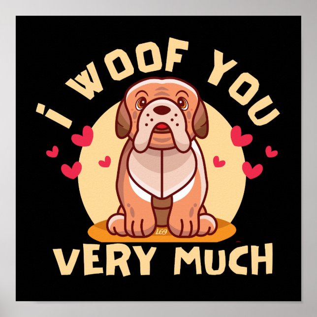 Affiche JE VOUS REMERCIE BEAUCOUP de la Saint-Valentin drô (Devant)