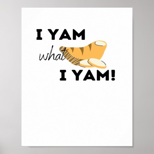 Affiche Je Yam Ce Que Je Yam ! Classique (Devant)
