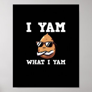 Affiche Je Yam Ce Que Je Yam Humour V-Neck