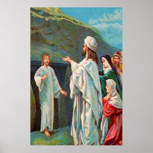 Affiche Jean 11:38-44 Lazare, Sortez