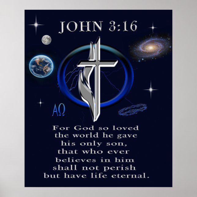 Affiche Jean 3:16 (Devant)