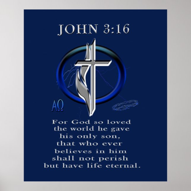 Affiche Jean 3:16 (Devant)