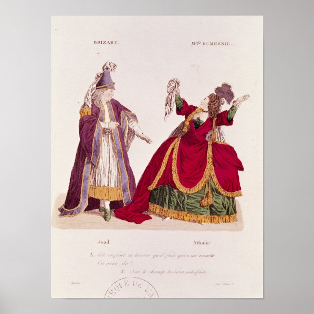 Affiche Jean-Baptiste Brizard dans le rôle de Joad (Devant)