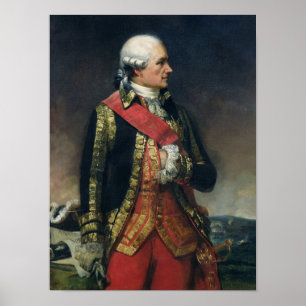 Affiche Jean-Baptiste de Vimeur Count de Rochambeau