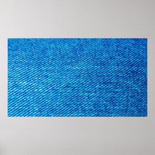 Affiche jean en tissu Denim jean bleu