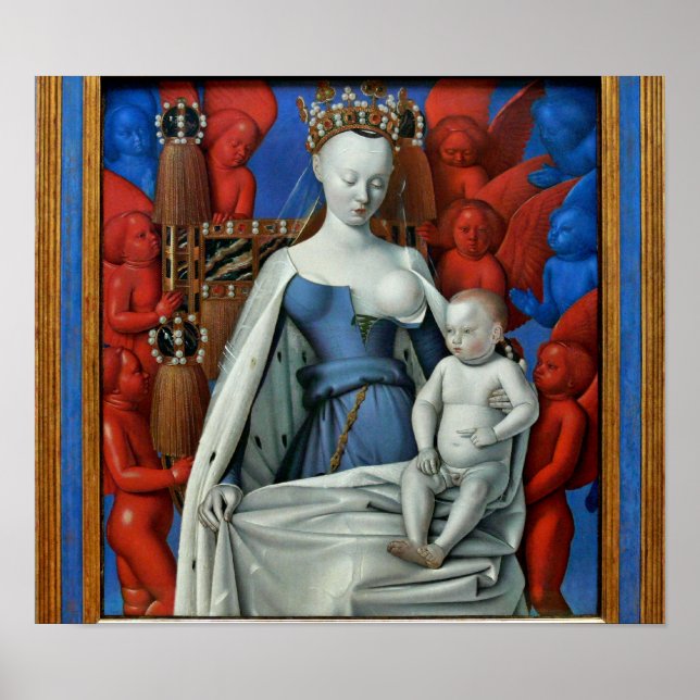 Affiche Jean Fouquet - Madonna lactans (Devant)
