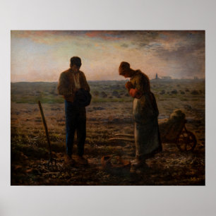Affiche Jean-Francois Millet - L'Angélus