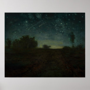 Affiche Jean-François Millet - Nuit étoilée