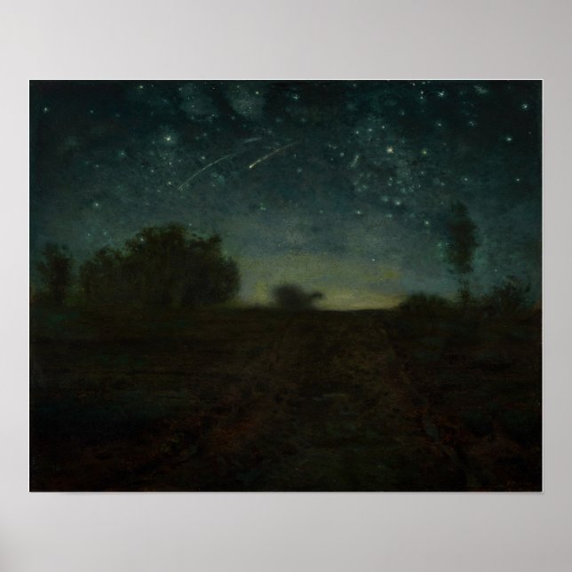 Affiche Jean-François Millet - Nuit étoilée (Devant)